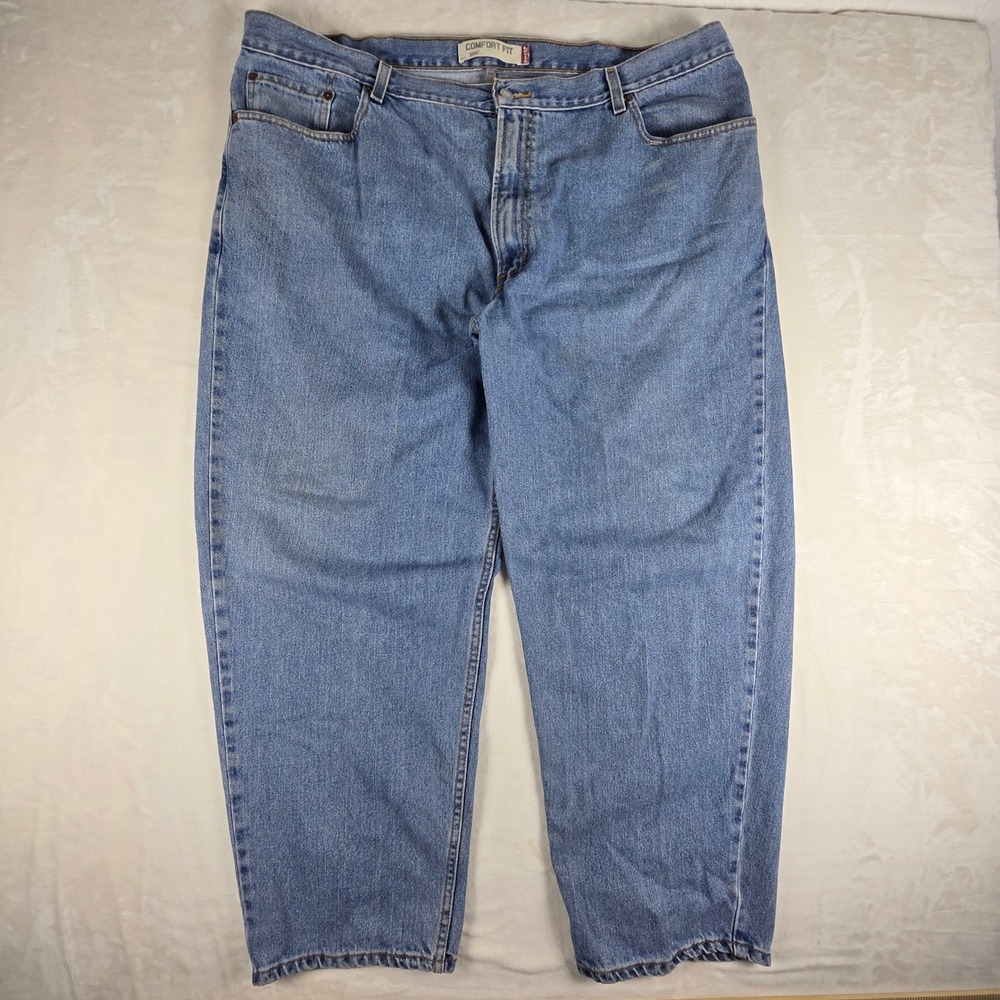 Levis Y2K 560 Jeans Mens Fits 44x29 Blue Comfort Fit Relaxed Tapered Denim Baggy
